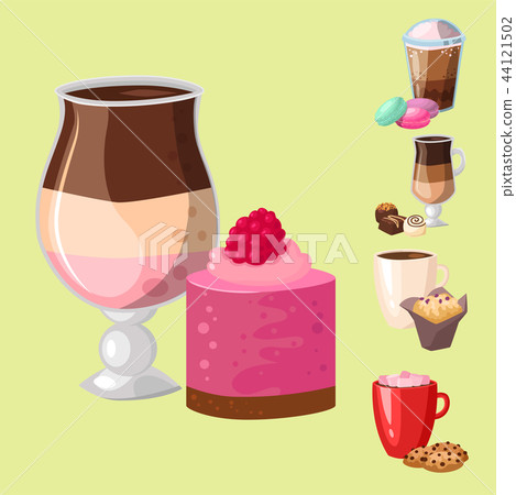 Sweet hazelnut muffins delicious cake coffee cup morning bakery dessert pastry fresh drink 44121502