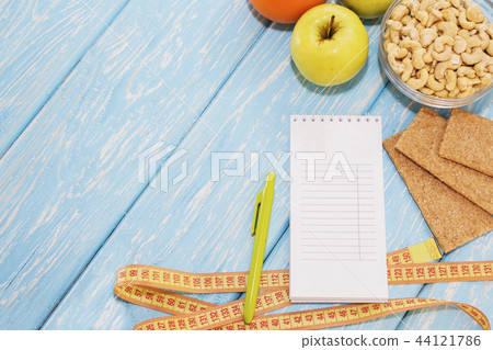 Healthy diet, fitness and weight loss concept, Healthy diet, fitness and weight loss concept, 44121786