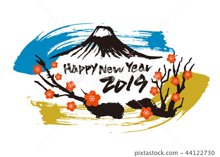 2019 New Year card 2019 New Year card 44122730