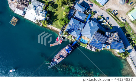 Diving resort in the Yap island (Micronesia) 44124827