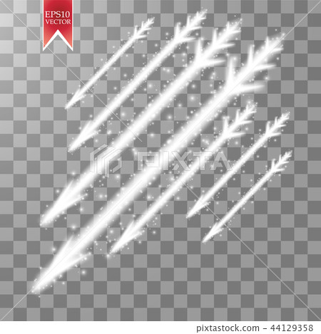 Lights arrow with dust glitters. Lights arrow with dust glitters. 44129358