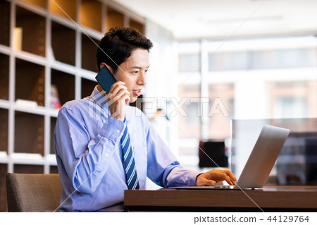 Businessman (Office-Telephone) Businessman (Office-Telephone) 44129764