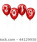 New year 2019 balloon 44129930