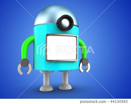 3d illustration of robot 3d illustration of robot 44130565