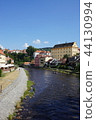 [Cesky Krumlov] Scenery along the Moldau River 44130994