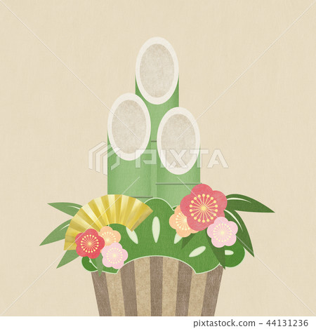 Japanese-Japanese style-Japanese pattern-Japanese paper-background-Kadomatsu-New Year 44131236