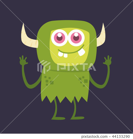 Cute monster cartoon character 44133290