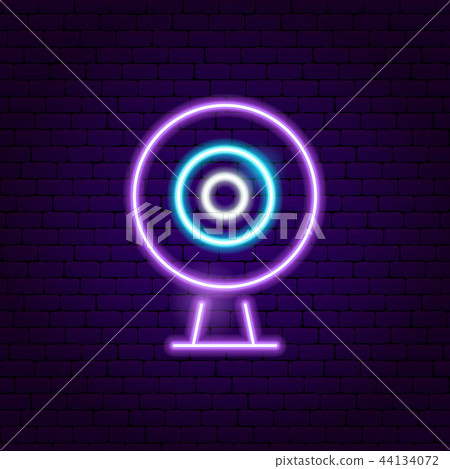 Webcam Neon Sign 44134072