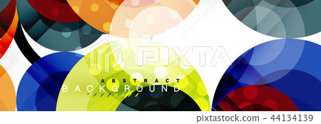 Overlapping circles design background Overlapping circles design background 44134139