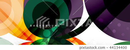 Circle composition abstract background Circle composition abstract background 44134400