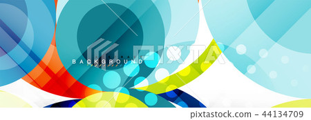 Circle composition abstract background 44134709