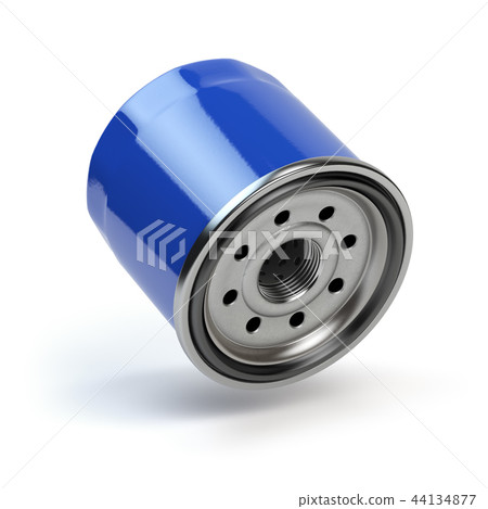Oil filter isolated on white background 44134877