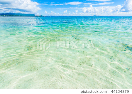 Beach of Okinawa Minnajima 44134879