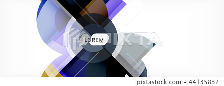Vector fantastic circle modern geometric background template Vector fantastic circle modern geometric background template 44135832