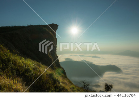 sunrise in the morning with light sunrise in the morning with light 44136704