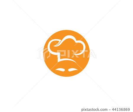 Hat chef  logo and symbols vector template 44136869