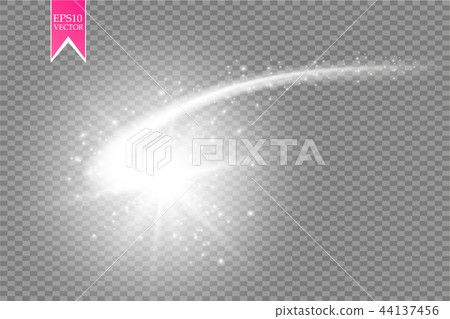 A bright comet with large dust. Falling Star. A bright comet with large dust. Falling Star. 44137456