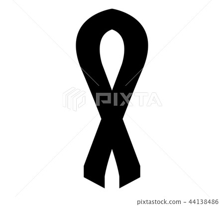 mourning ribbon icon mourning ribbon icon 44138486