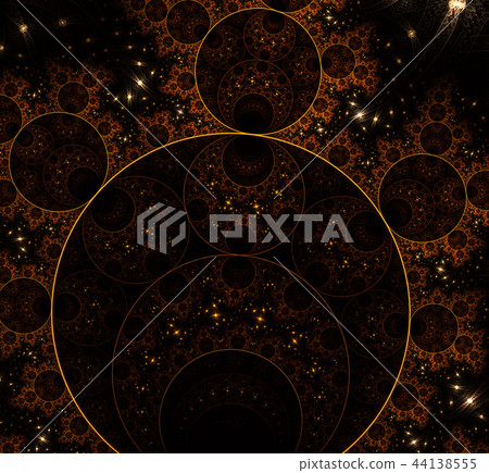 Abstract swirls in bright colors.  44138555