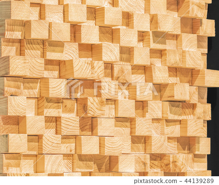 wooden soundproofing close-up wooden soundproofing close-up 44139289