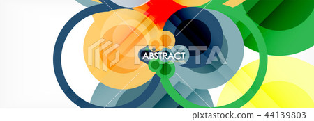 Circle composition abstract background 44139803