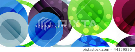 Circle composition abstract background - Stock Illustration [44139850 ...