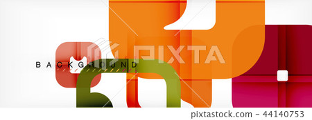 Square geometric background, multicolored template for business or technology presentation or web Square geometric background, multicolored template for business or technology presentation or web 44140753