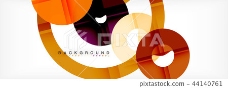 Geomtric modern backgrounds, rings abstract template Geomtric modern backgrounds, rings abstract template 44140761