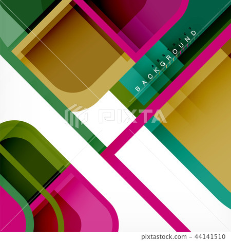 Abstract background, square shapes geometric composition Abstract background, square shapes geometric composition 44141510