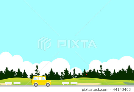 汽車高爾夫球場 44143403