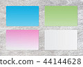 Blank business card on a wooden background 44144628