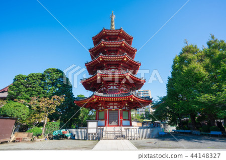 Kawasaki Daigaku's octagonal five-storied pagoda 44148327