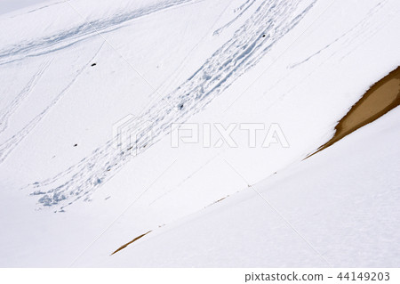 鳥取四季走冬天的鳥取沙丘 44149203