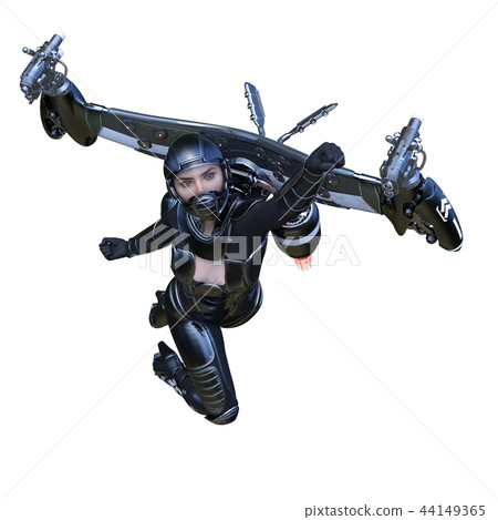 Jet woman Jet woman 44149365