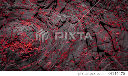 black and red rocks - rock stone background 44150470