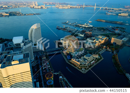 橫濱港未來港的夜景 橫濱港未來港的夜景 44150515