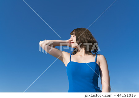 藍天和女性 44151019