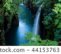 Manain waterfall in Takachiho Gorge, Miyazaki Prefecture (horizontal position) 44153763