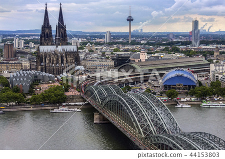 Cologne - River Rhine - Germany Cologne - River Rhine - Germany 44153803