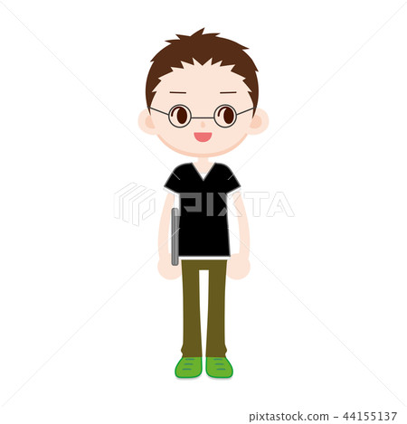 Creator male with laptop 44155137