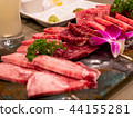Miyazaki beef, grilled meat platter 44155281