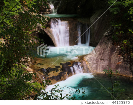 Nishizawa Valley Nanatsutama Five Stairs Falls Nishizawa Valley Nanatsutama Five Stairs Falls 44155570