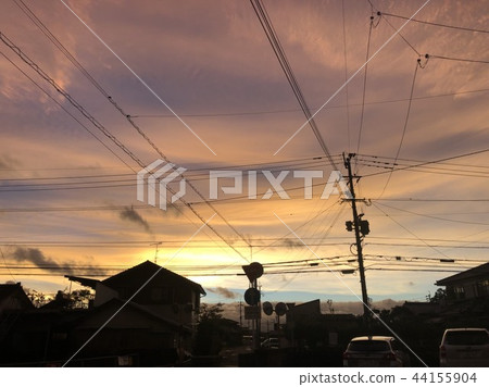 A sunset A sunset 44155904