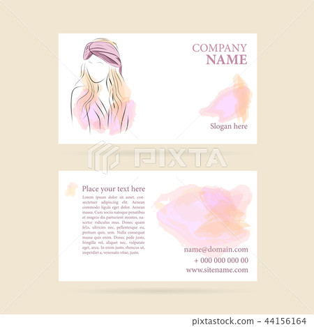 Vector illustration of Business card 44156164