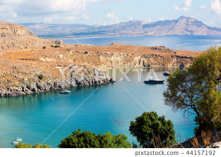 The view of Rhodes, Greece The view of Rhodes, Greece 44157192