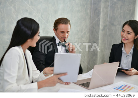 Business Concepts. Businessman is working in office. Business Pe Business Concepts. Businessman is working in office. Business Pe 44158069