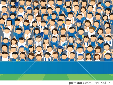 Watching sports illustration 44158196