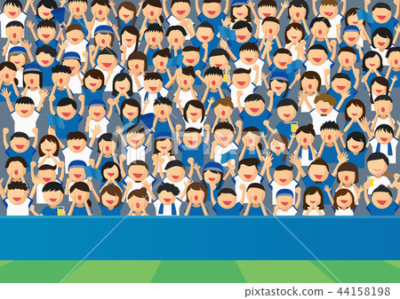 Watching sports illustration 44158198