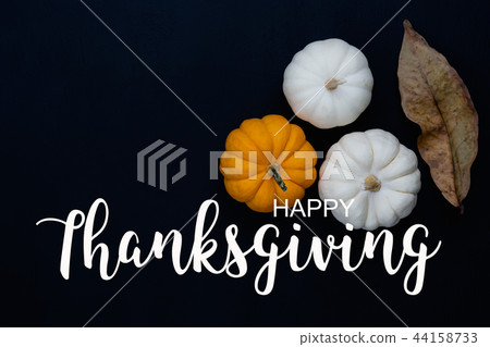 Table top view Thanksgiving day background. 44158733