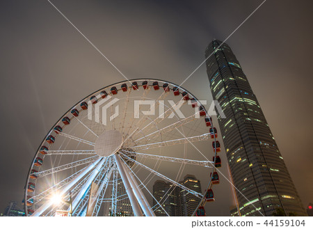 Night view of Hong Kong city Night view of Hong Kong city 44159104